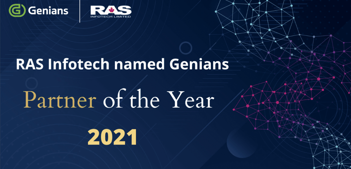 Ras Infotech named Genians Partner of the year 2021